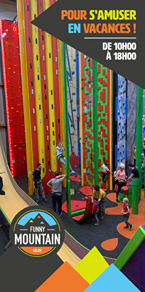 Clip on and climb at Funny Mountain! 