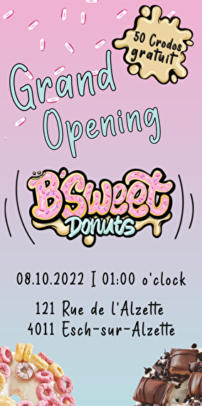 B'Sweet Donuts arrive à Esch