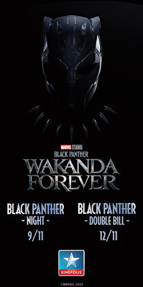 Découvre Black Panther grâce aux 2 événements Kinepolis !