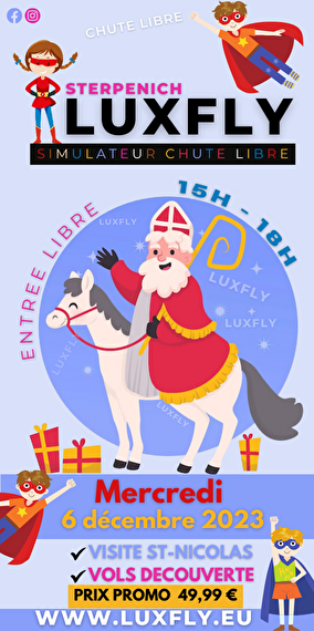 Visit of Saint Nicholas at LUXFLY