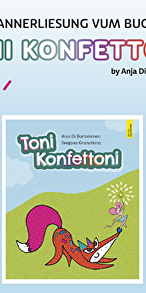 Lecture du livre pour enfants Toni Konfettoni