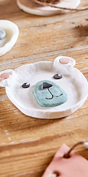 Kids workshop: no-bake ceramic objects
