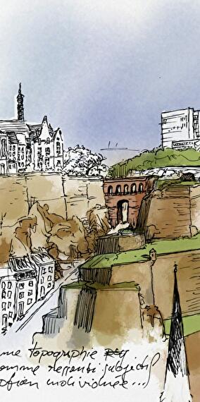 Ébauches de visions d’une ville - Promenade artistique
