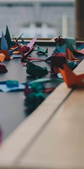 Atelier kids: easter Box origami