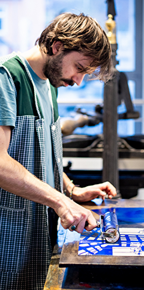 Atelier d’impression de linographie