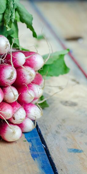 Organic vegetable market at Kass-Haff