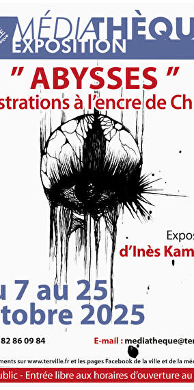 Exposition "ABYSSES" - Illustrations à l'encre de Chine