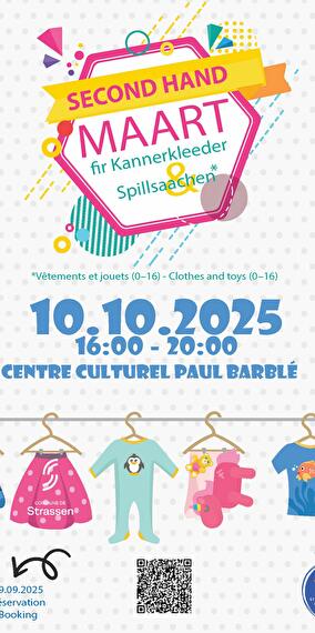 Marché de seconde main pour tes enfants