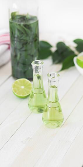 Macération solaire aux plantes