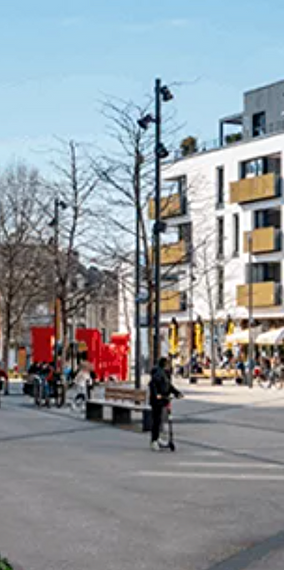 Greening of the “Am Duerf” square
