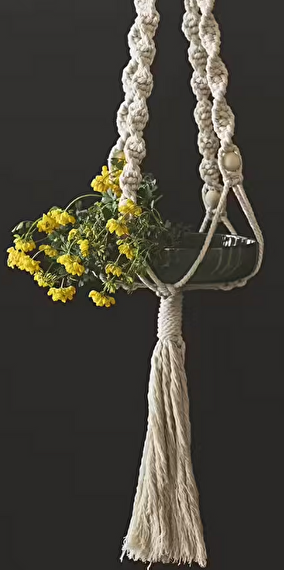 Atelier: Suspension en macramé