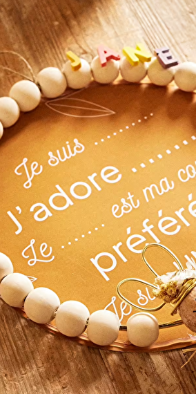 Atelier couronne déco pour les enfants