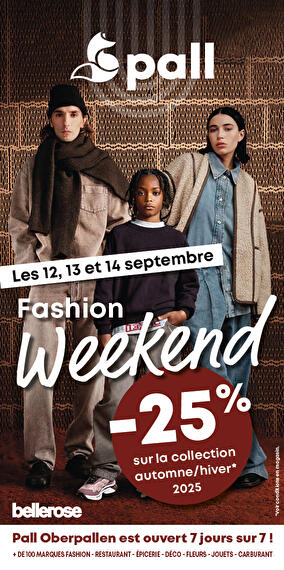 Fashion Weekend - Tes marques préférées à petits prix