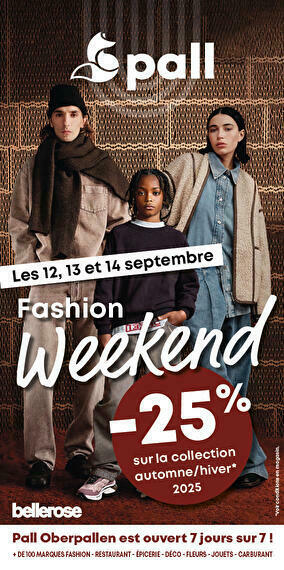 Fashion Weekend - Tes marques préférées à petits prix