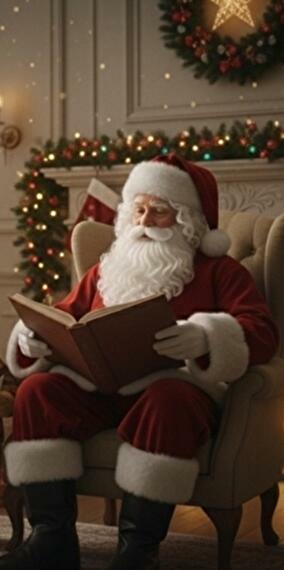 A magical moment with Santa Claus