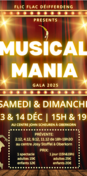 Gala de Noël 2025 - Flic-Flac Déifferdeng