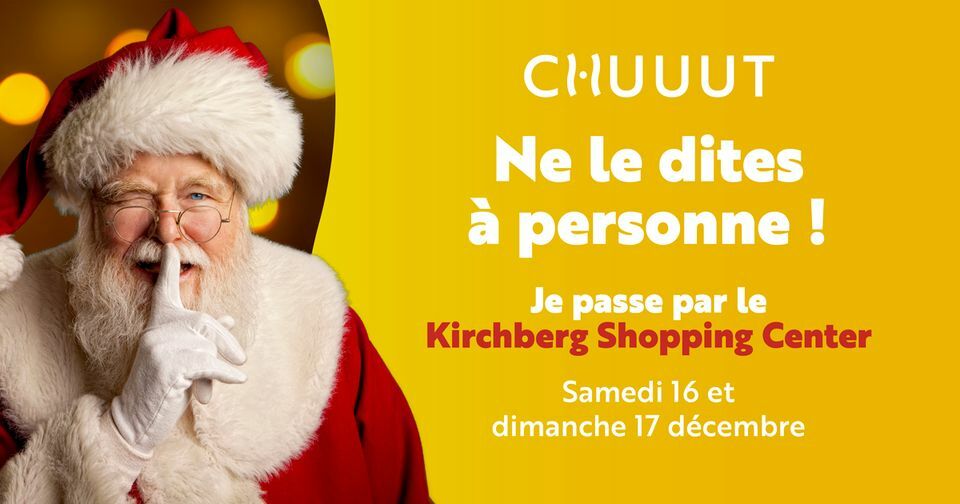Santa Claus visits Kirchberg Shopping center
