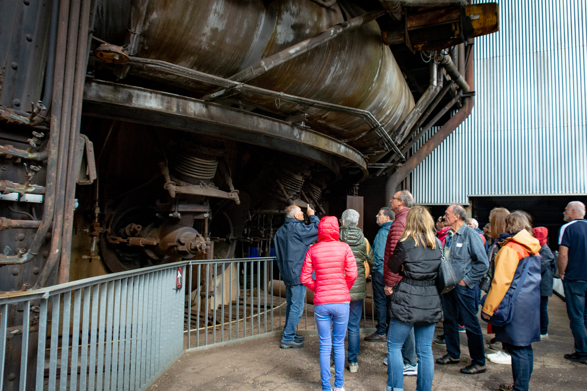 Guided tour of the blast furnace