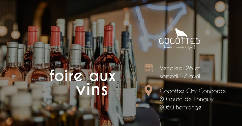 Foire aux vins - Cocottes City Concorde