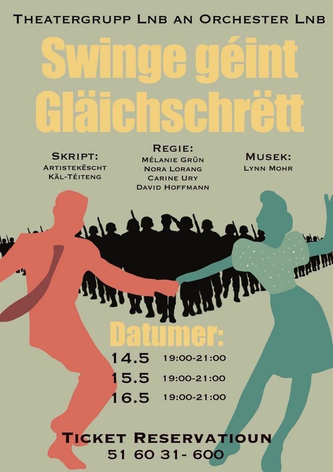 Swinge géint Gläichschrëtt - Théâtre