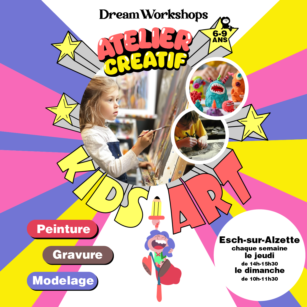 Creative Workshop 6-9 years old