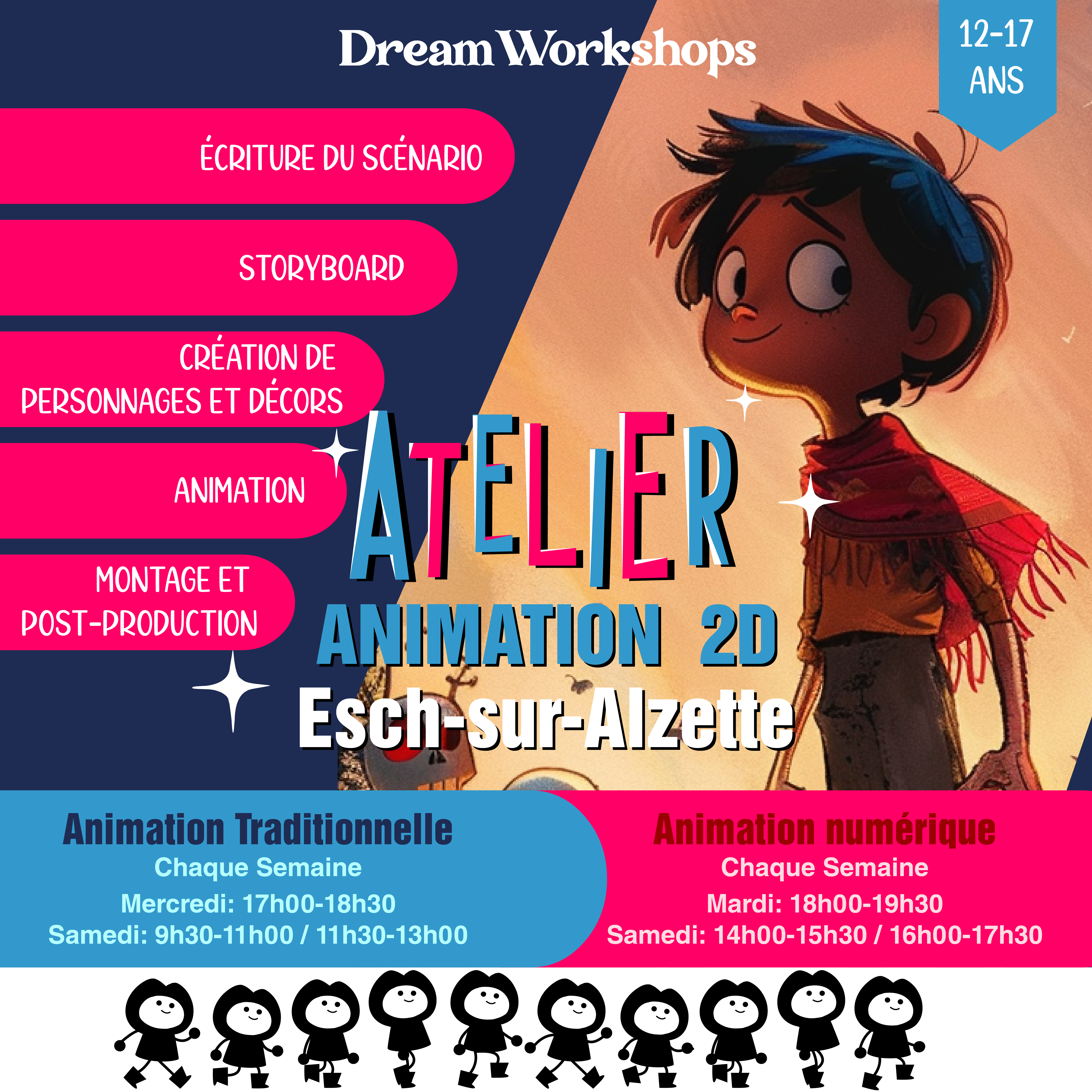 Atelier Animation 2D  12-17 ans