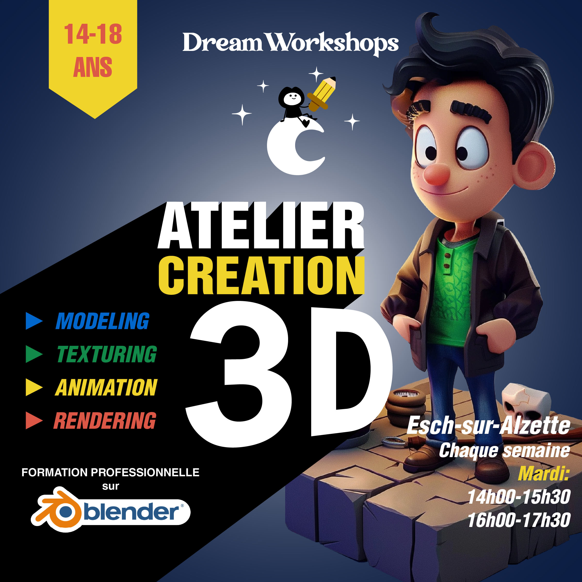 3D creation workshop