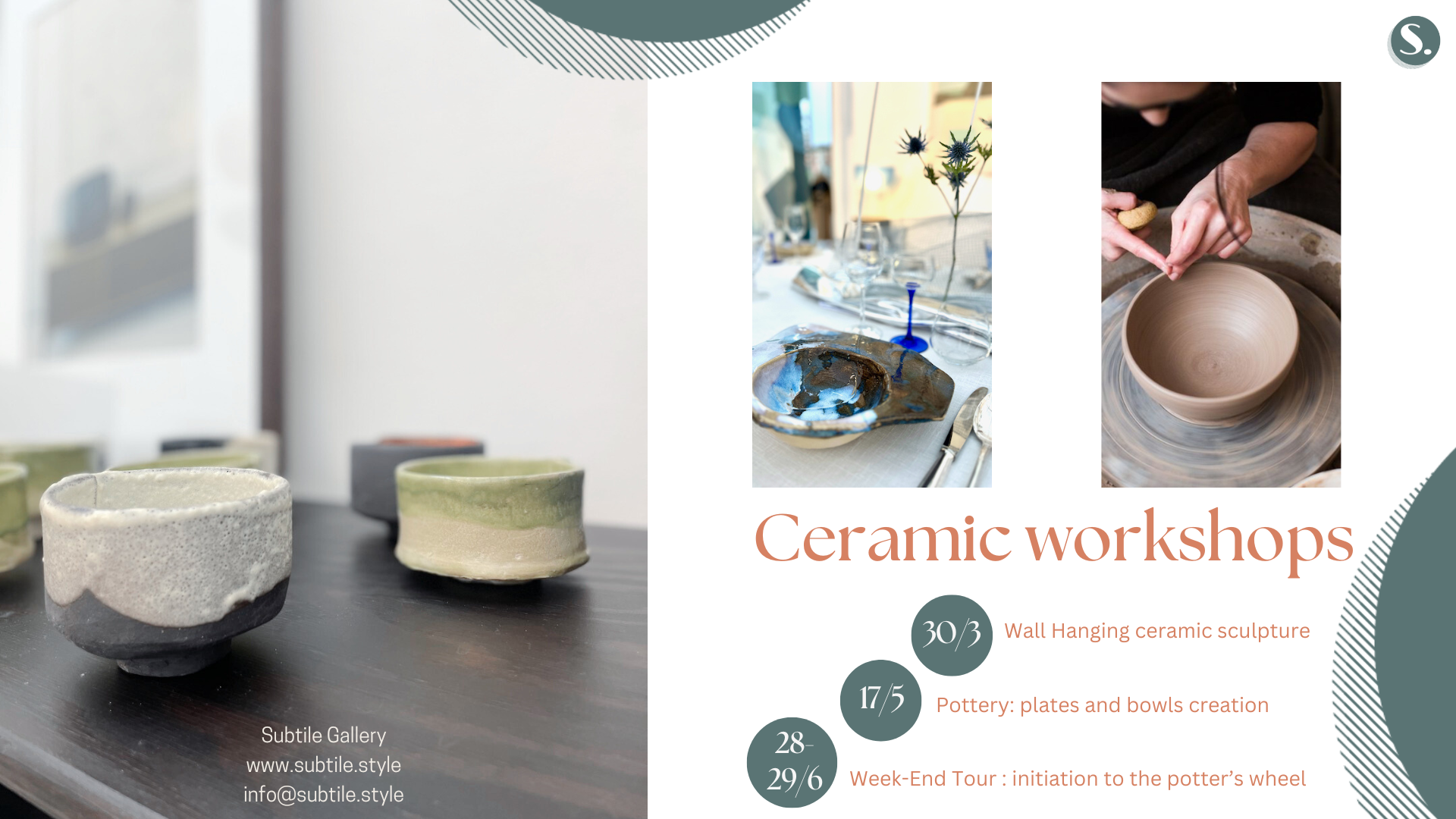 Atelier de céramique par Cathy Deprez