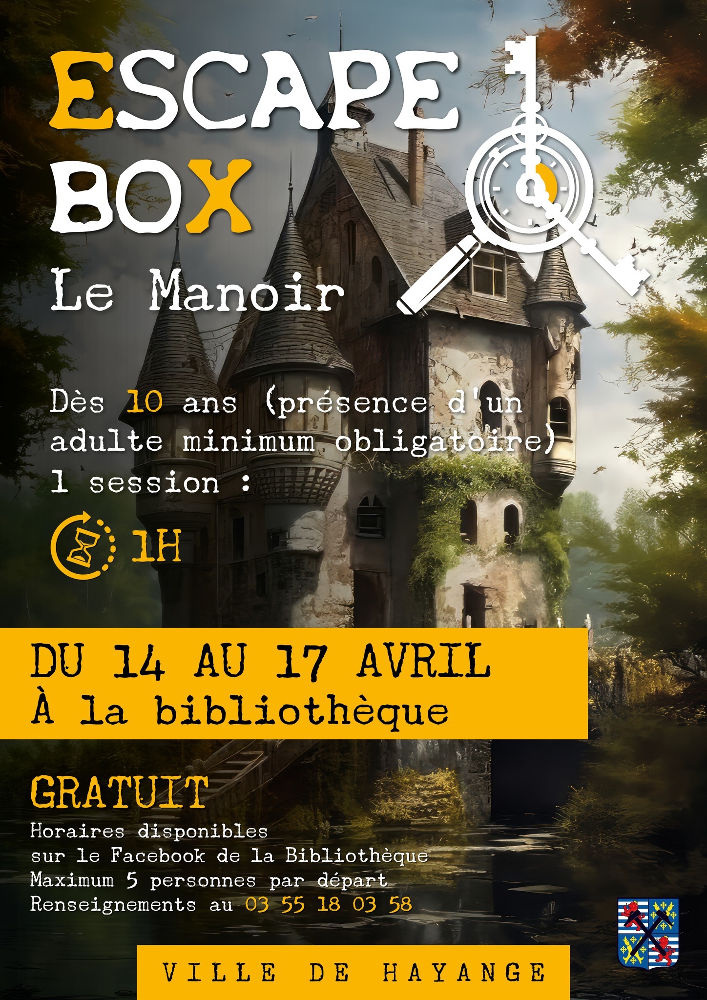 Escape box at the library
