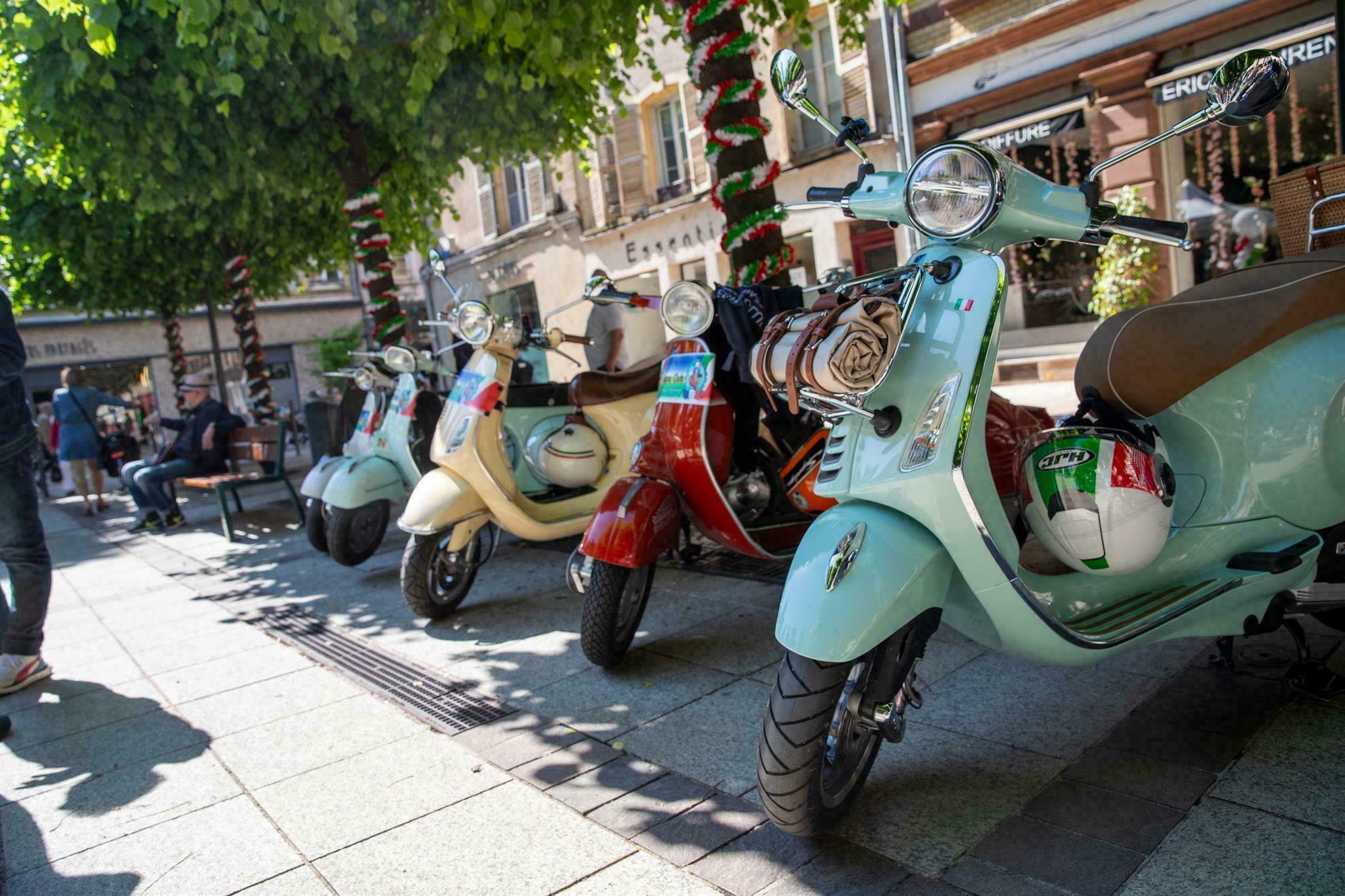 Parcours en mini Vespa -  Festival Dolce Vita