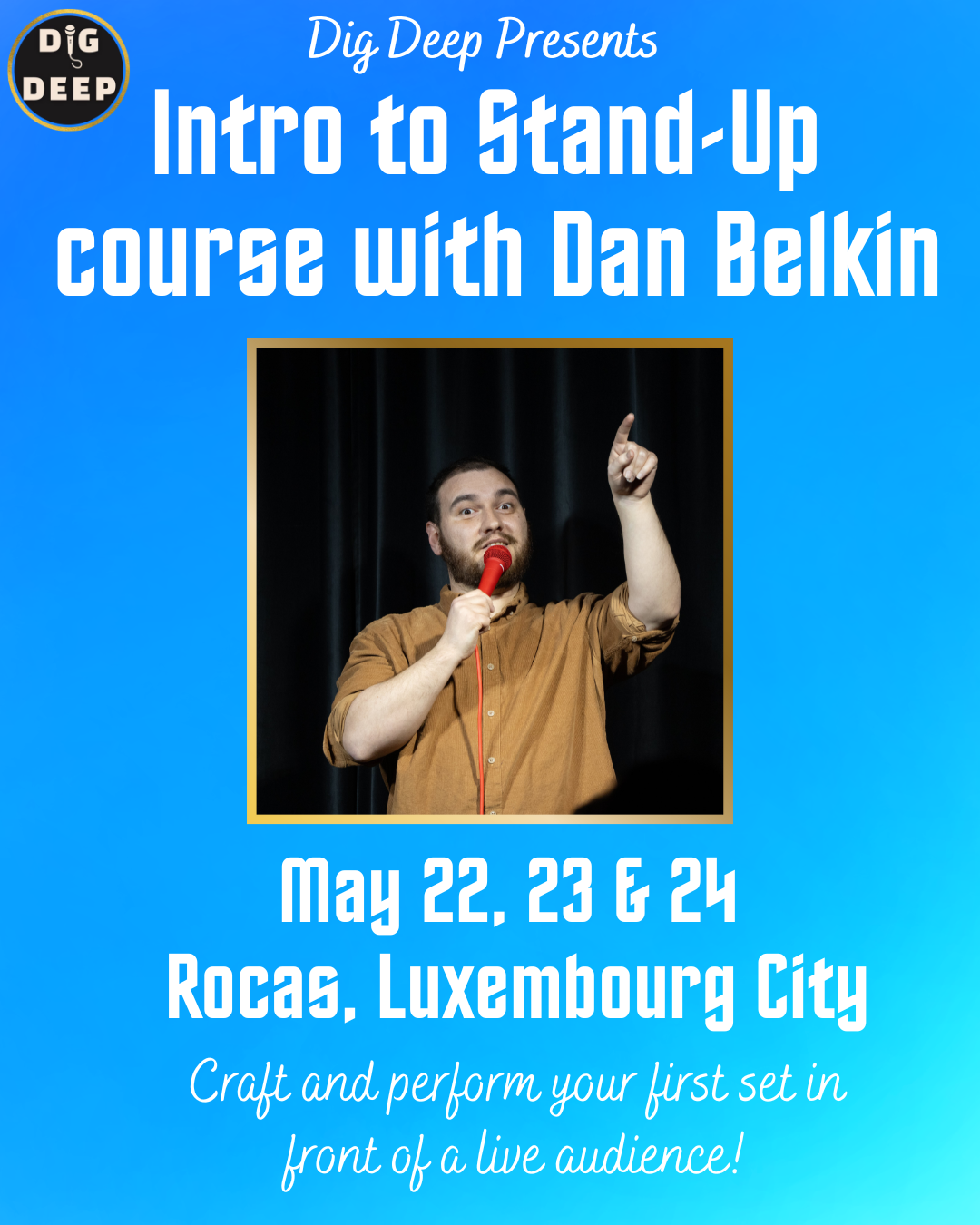 Intro to Stand-up course with Dan Belkin