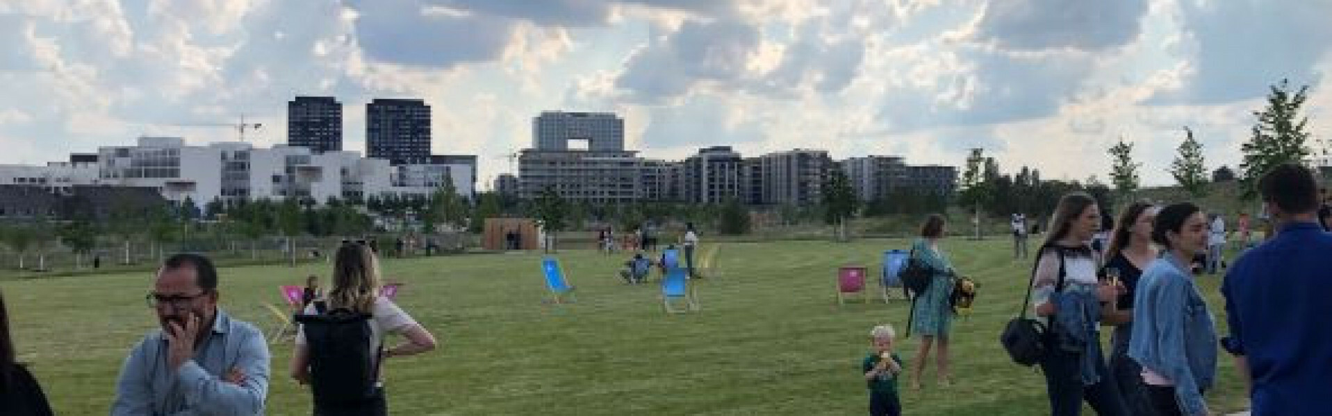 Nouveau parc de Gasperich en floraison