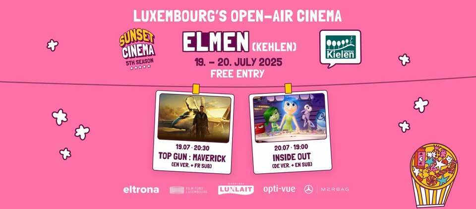 Sunset Cinema 2025 - Open-air cinema Elmen (Kehlen):