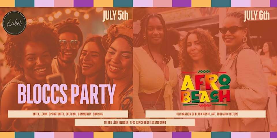 2ème Fête Annuelle BLOCCS X AFRO BEACH - Événement Estival