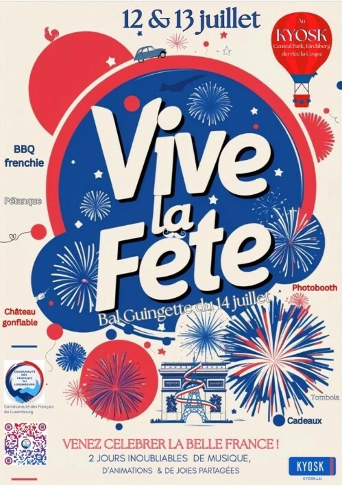 French Weekend “VIVE LA FÊTE” to celebrate July 14 in Luxembourg