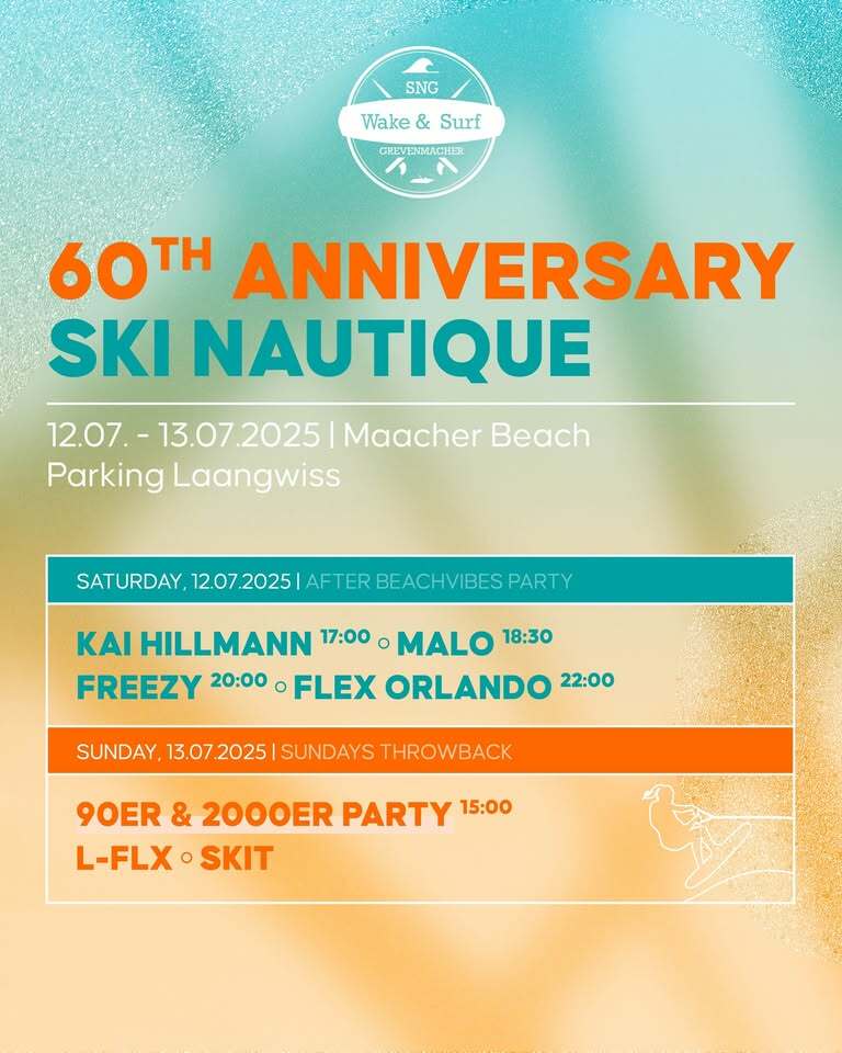 60e anniversaire de Ski Nautique Grevenmacher