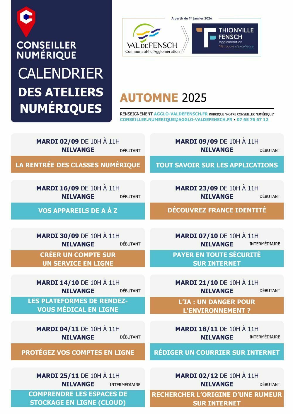 Atelier numérique !