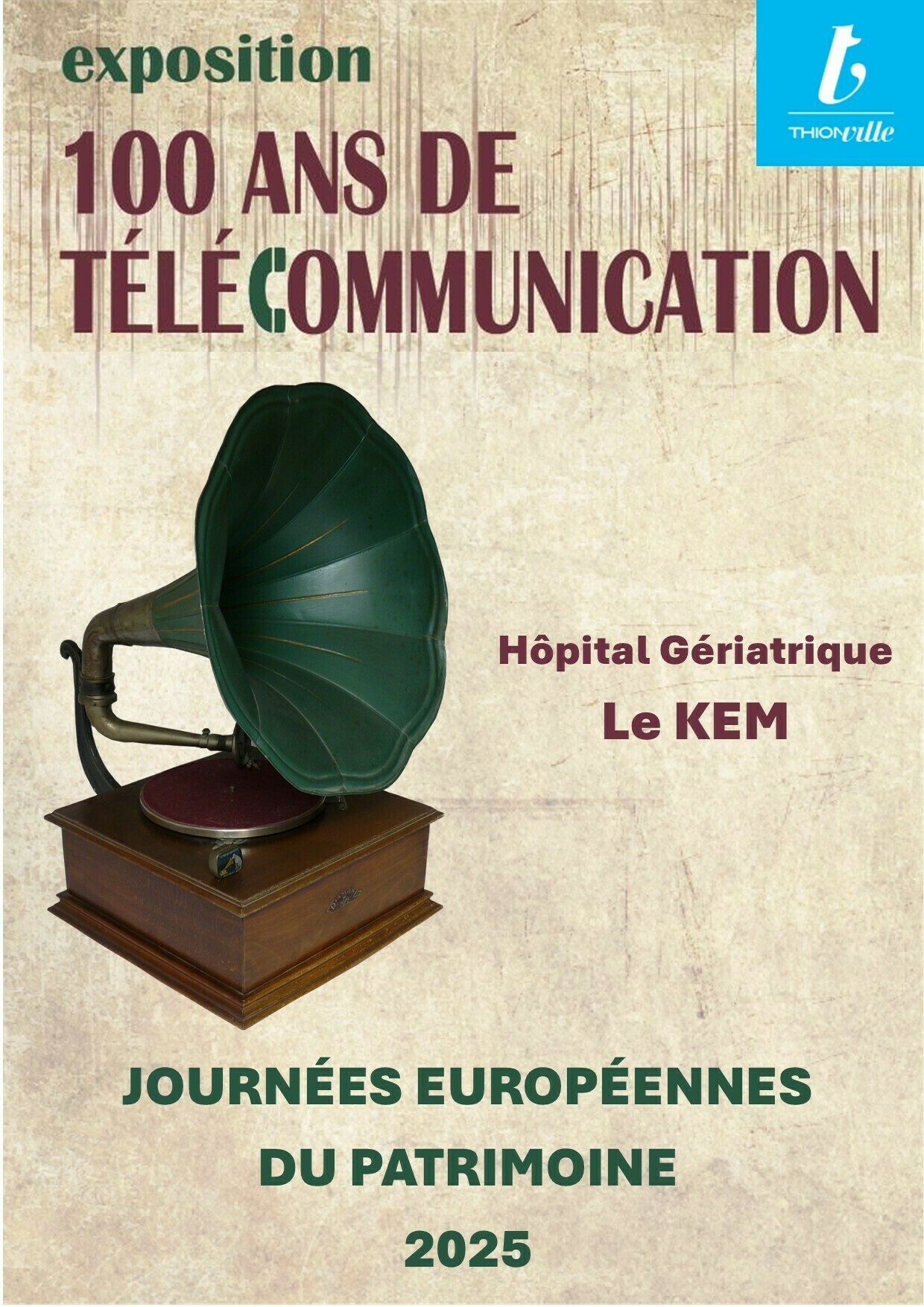 Exposition 100 ans de télécommunication
