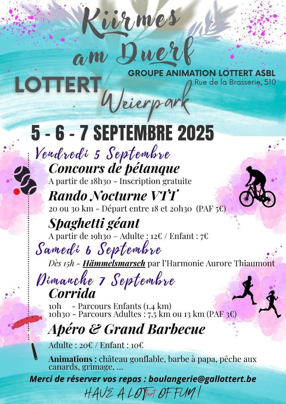 Festival in Lottert 'Kürmes am Duerf'