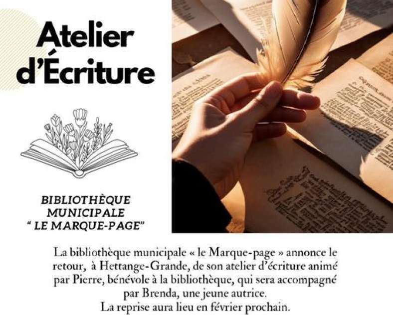 Atelier d'écriture
