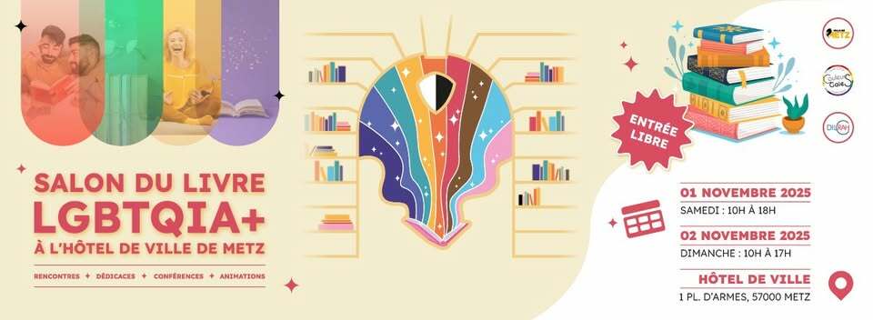 Salon du Livre LGBTQIA+ de Metz