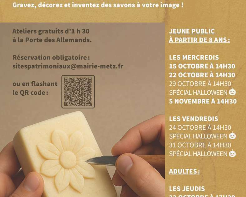 Atelier - Sculptons le savon !