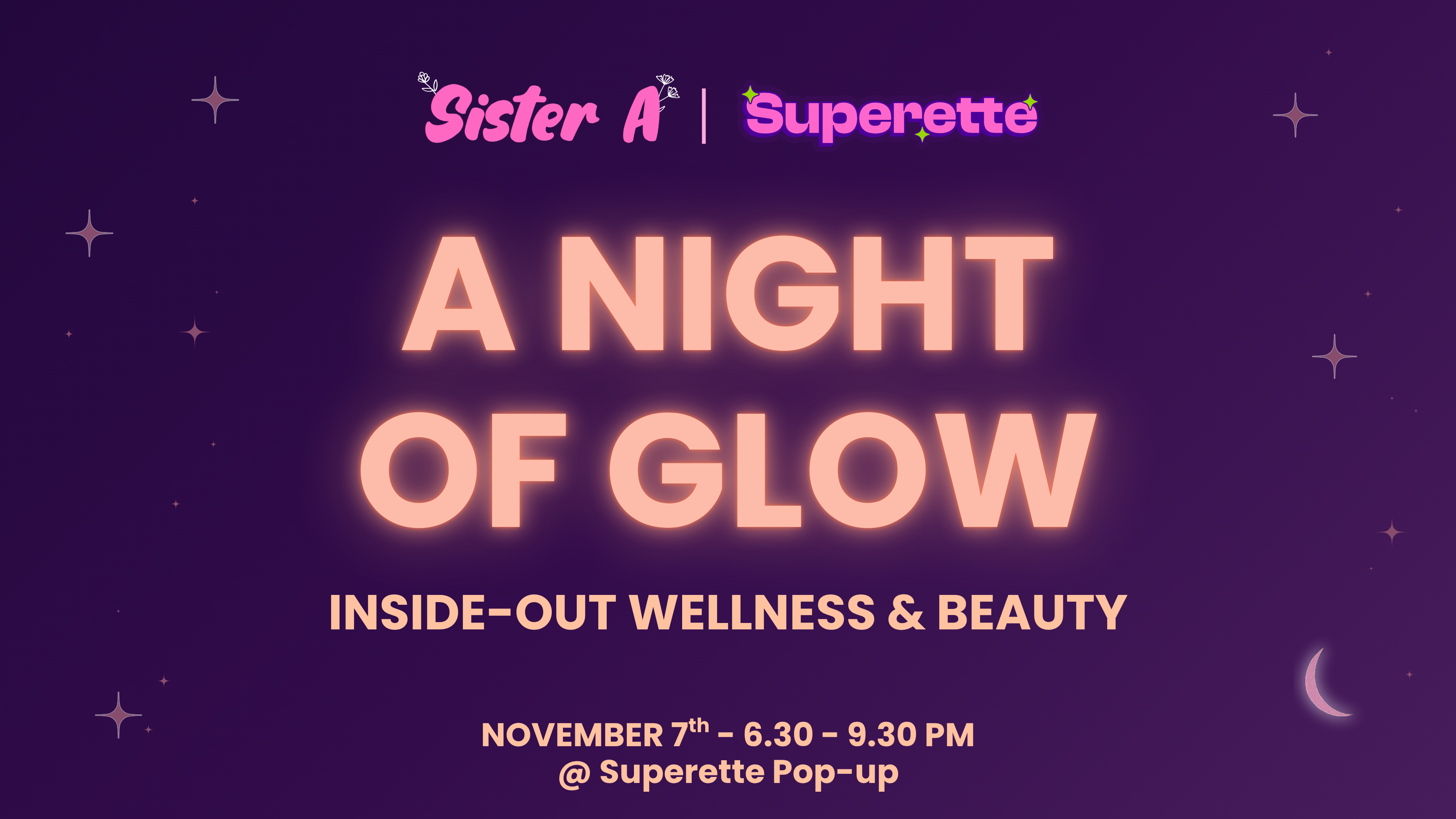 A night of glow: Inside-Out wellness and beauty