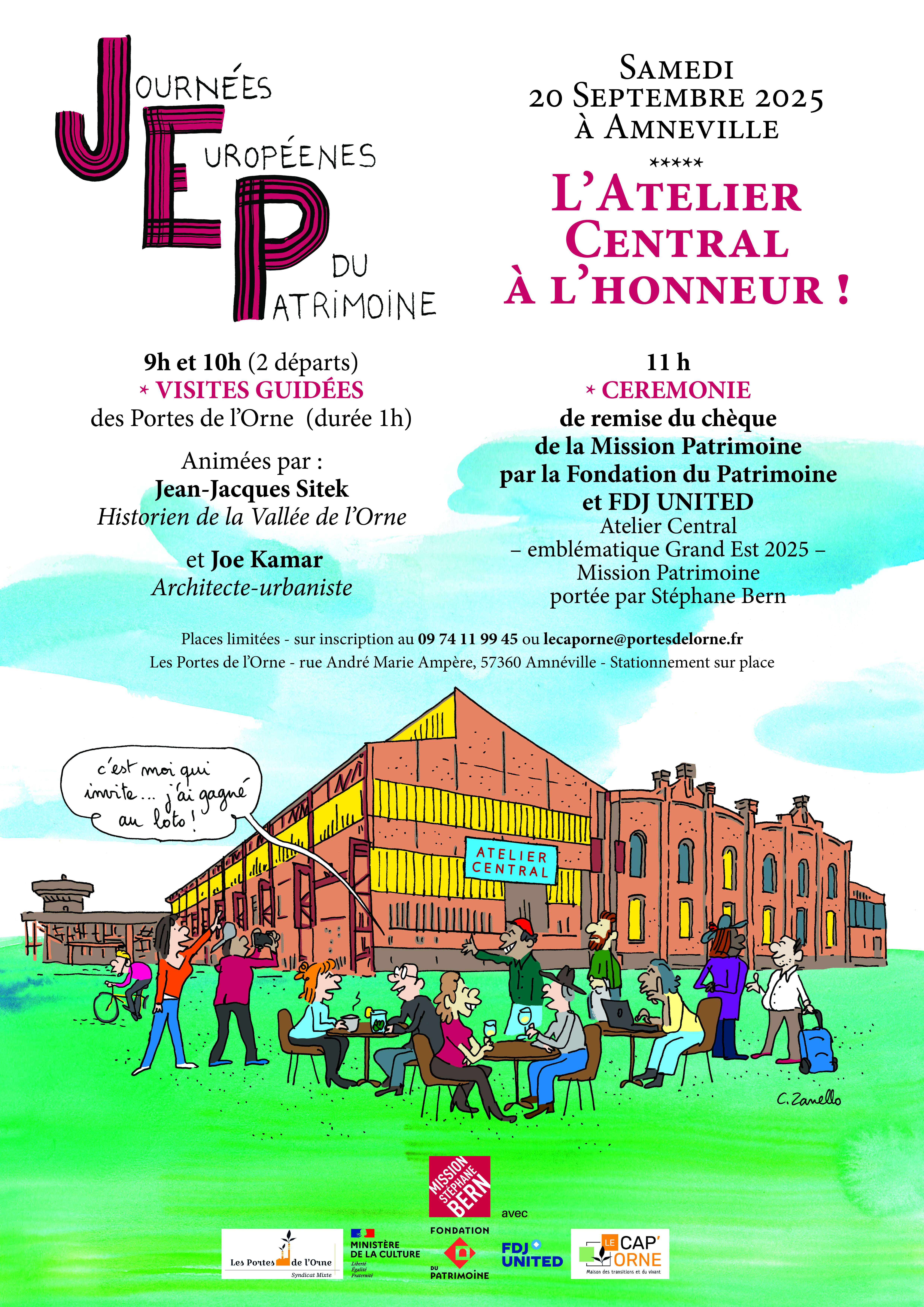 Journées Européennes du Patrimoine 2025 - L’Atelier Central en fête aux Portes de l’Orne !