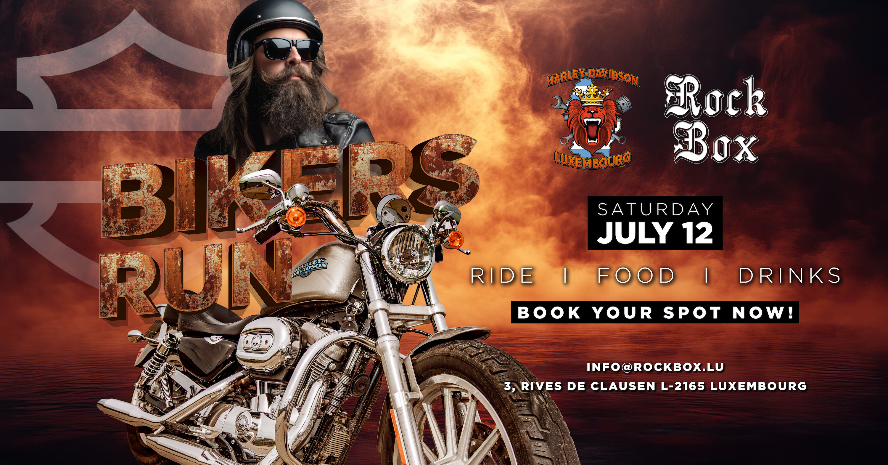 Bikers run
