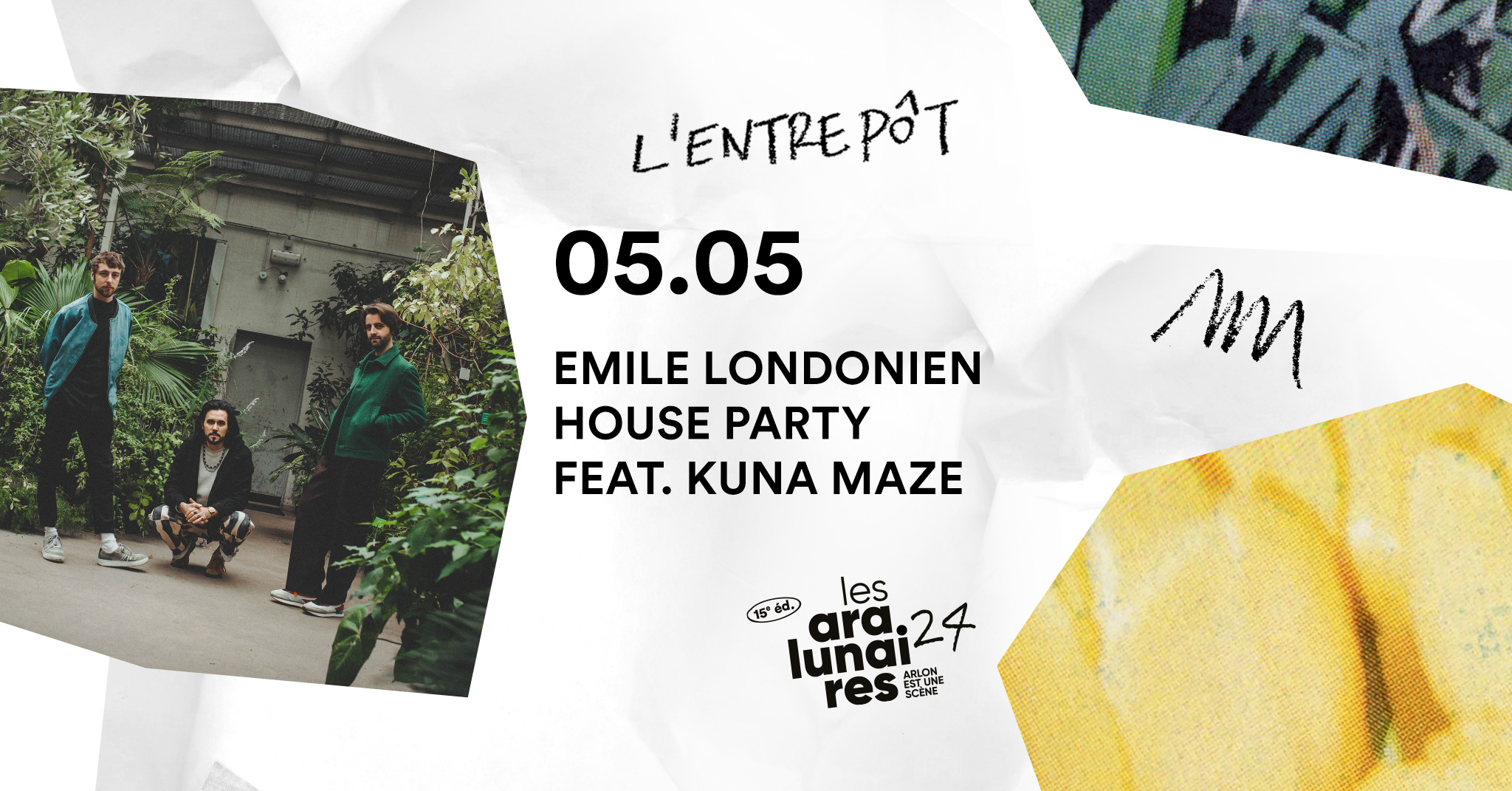 Emile Londonien House Party feat. Kuna Maze - festival Aralunaires