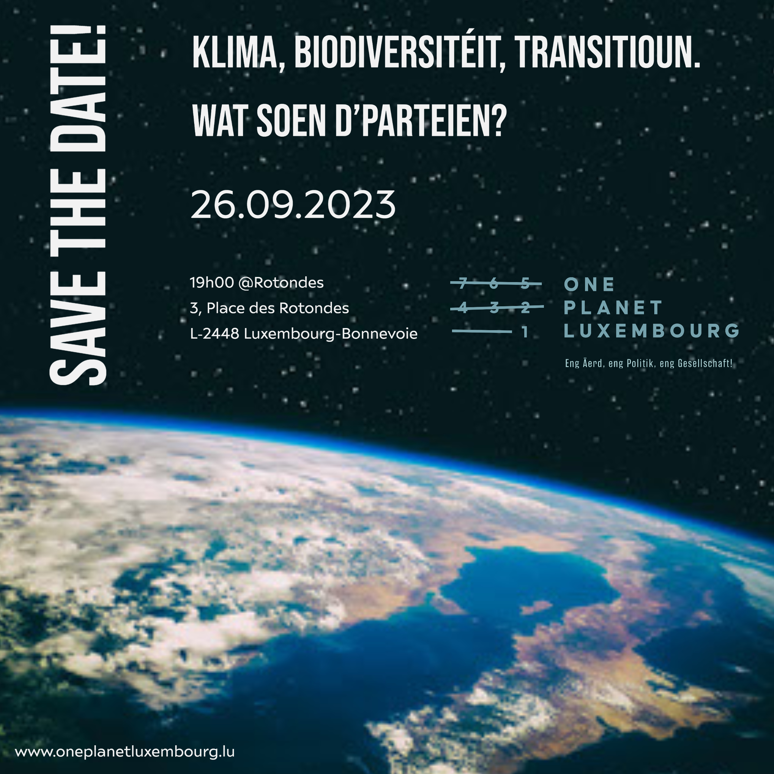 One Planet Luxembourg - Conférence