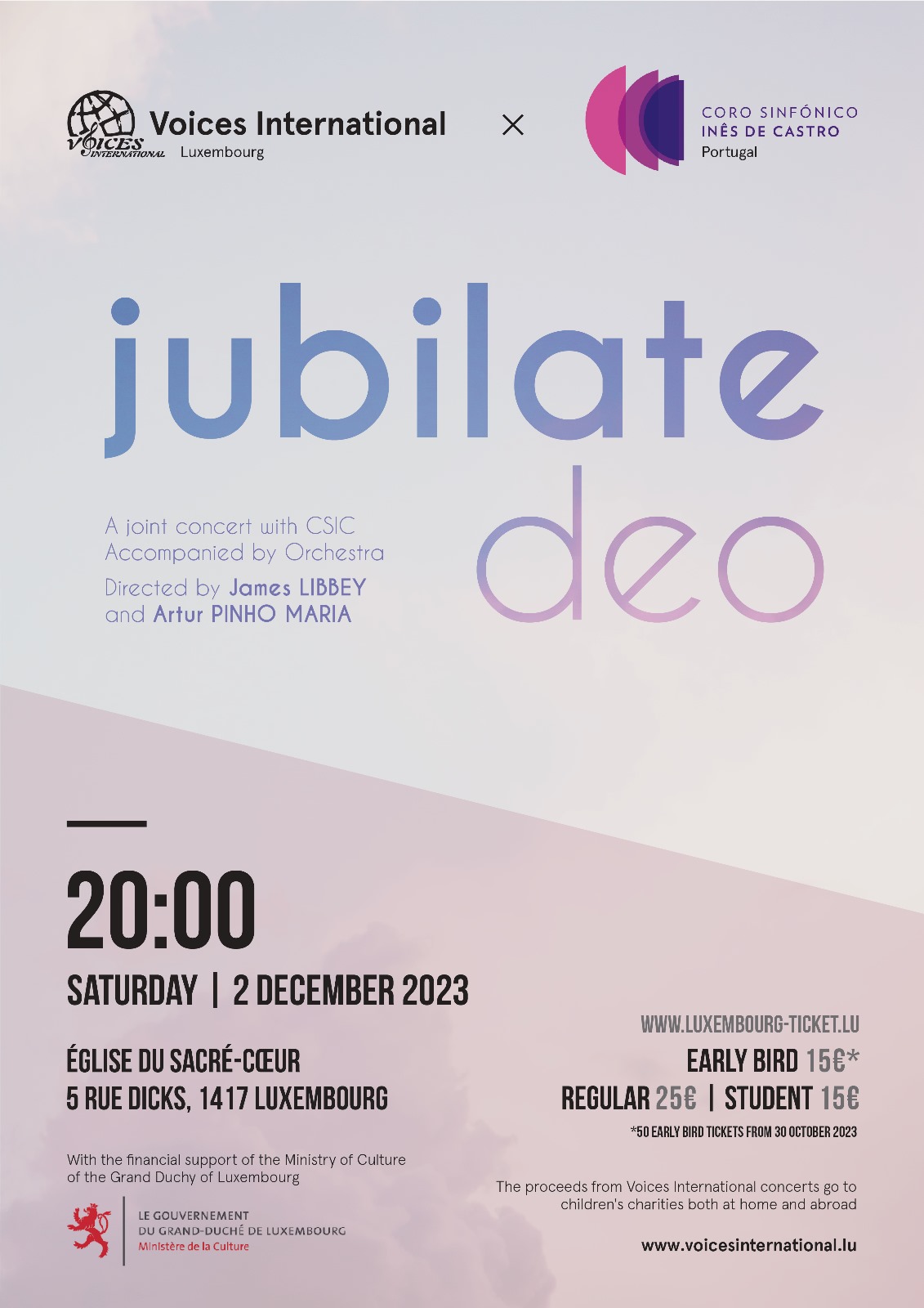 Dan Forrest's "Jubilate Deo" - concert by Voices International and Coro Sinfónico Inês de Castro