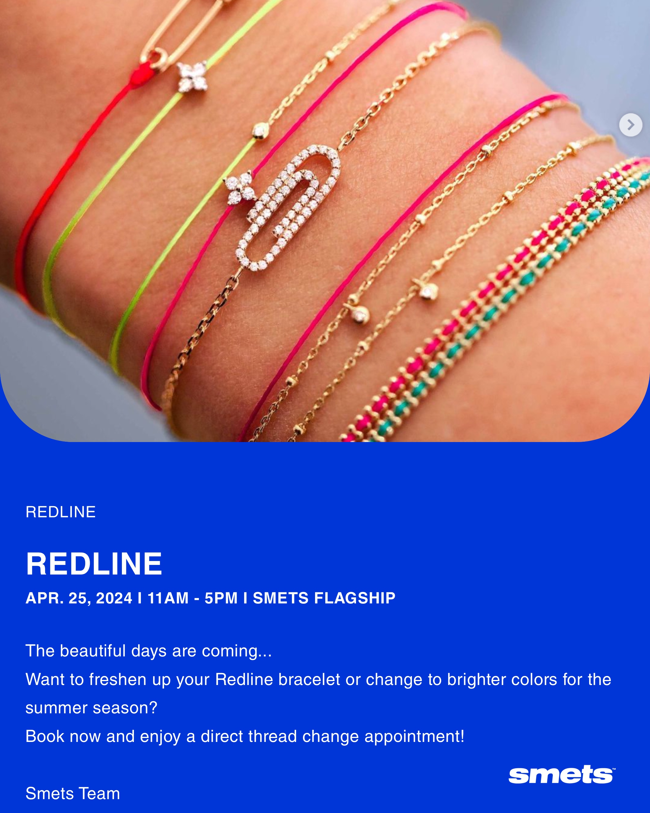 Changer votre fil de bracelet - Redline Smets