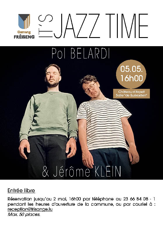 It's Jazz-Time : Pol Belardi & Jérôme Klein
